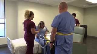 Physical Therapy Transfer Training  How To Transfer From Wheelchair To Bed [upl. by Naes]