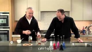 How to make a frappé coffee using an aerolatte milk frother [upl. by Megargee]