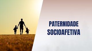 Paternidade socioafetiva [upl. by Bloem906]