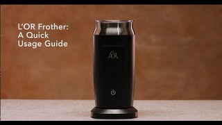 LOR Milk Frother A Quick Usage Guide [upl. by Bein193]