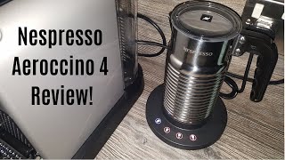 Nespresso Aeroccino 4 Milk Frother Review  Worth upgrading from the Aeroccino 3 [upl. by Eitten85]