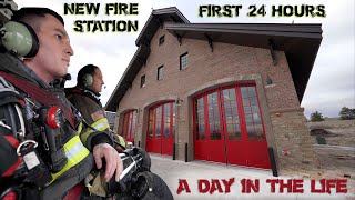 First 24 Hours in a New Fire Station  A Day in the Life [upl. by Lissie]