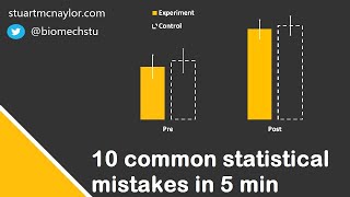 Ten Statistical Mistakes in 5 Min [upl. by Rheba]