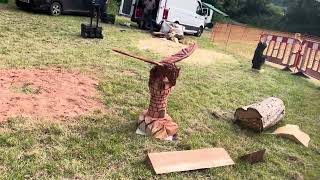 A fabulous range of wooden sculpture at Caerleon festival 2024 [upl. by Narayan166]