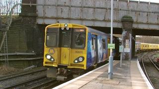 Half an Hour at 216  Birkenhead North Station 1022017  Class 507 508 terminus [upl. by Ecinaj]