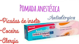 Resenha PomadaAndantol Gel [upl. by Benjy]