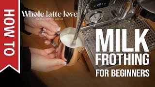 How To Milk Frothing for Beginners 5 Tips [upl. by Amandie229]