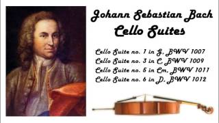 Johann Sebastian Bach  Cello suites in 432 Hz great for reading or studying [upl. by Eiggep670]