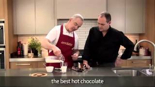 How to make a hot chocolate using an aerolatte milk frother [upl. by Hirza423]