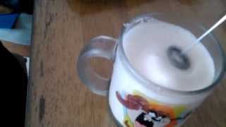 Aerolatte Review Frothing Cold Milk In Under 1 Minute [upl. by Aihcela565]